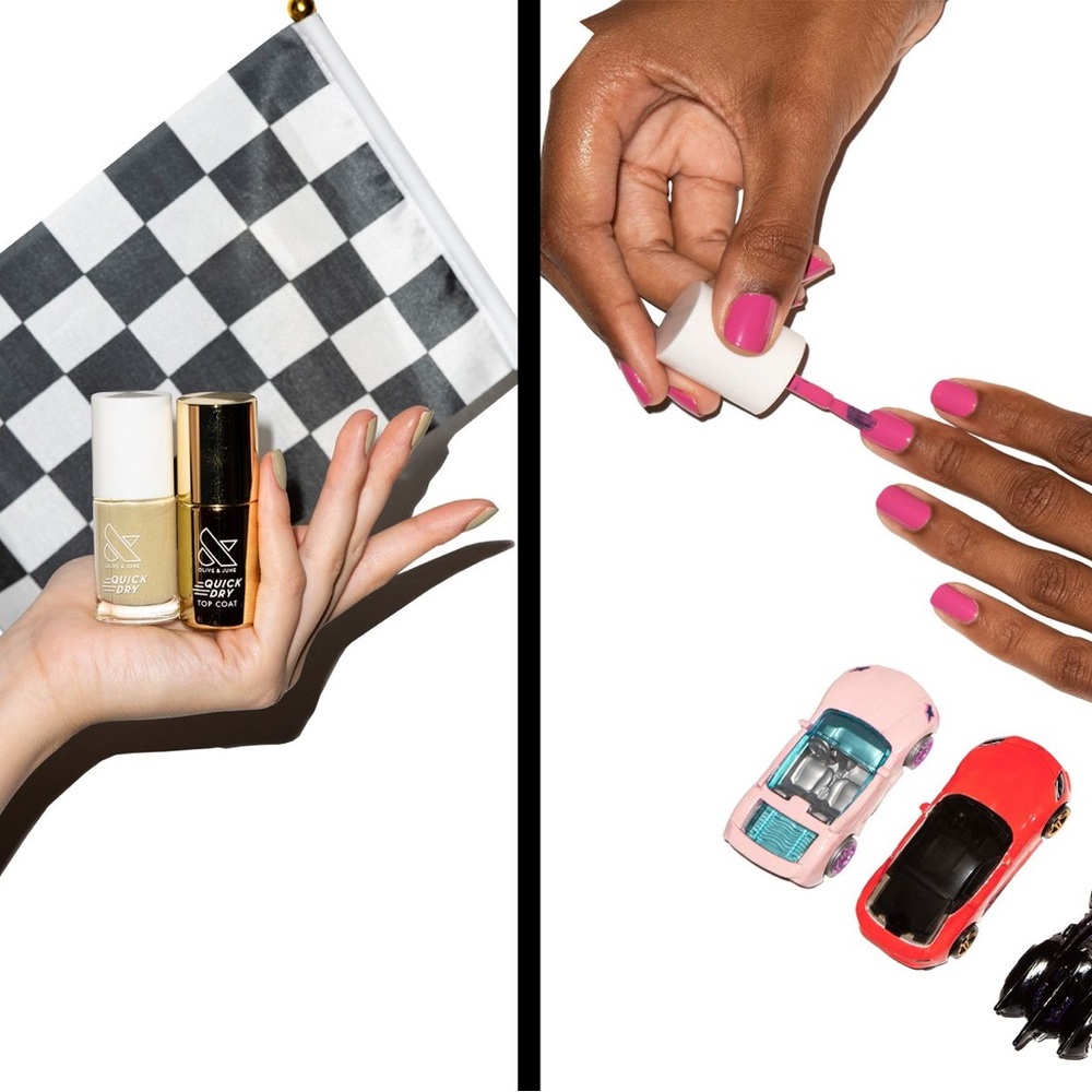 Olive and June Fast Nails Kit 5 Colors + Top Coat